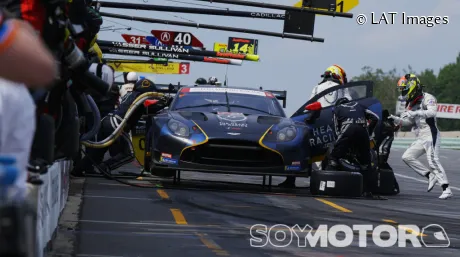 El Aston Martin Vantage GT3 de Álex Riberas este fin de semana en Road America