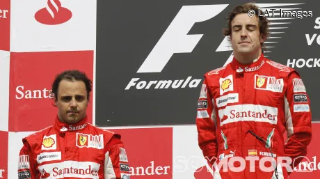 Fernando Alonso y Felipe Massa en Alemania 2010