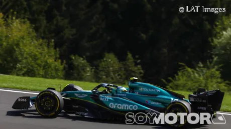 Fernando Alonso en el Gran Premio de Bélgica