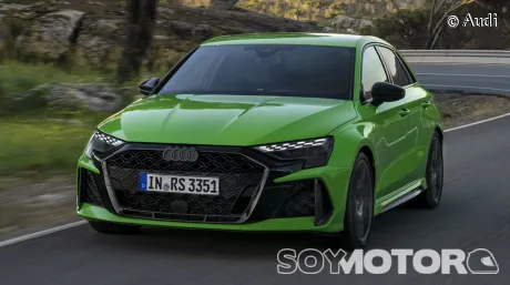 Audi RS 3 2025: la guinda del pastel mantiene sus 400 caballos... pero es más rápido que antes - SoyMotor.com