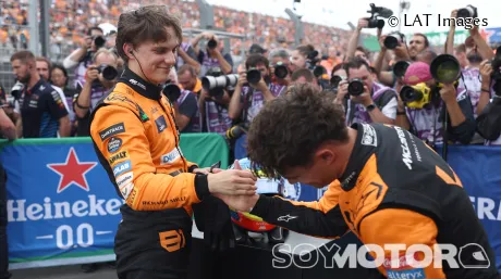 Lando Norris y Oscar Piastri en Zandvoort