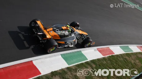 Lando Norris en Monza este sábado