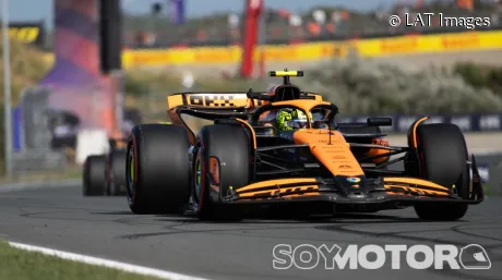 Lando Norris este viernes en Países Bajos