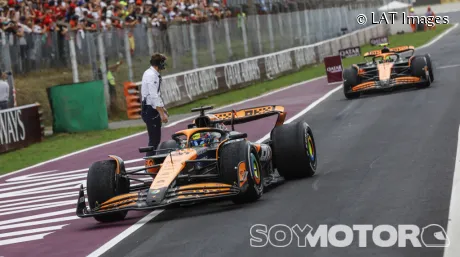 Lando Norris y Oscar Piastri en Monza