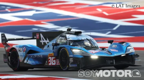 El Alpine #36 de Nicolas Lapierre, Mick Schumacher and Matthieu Vaxiviére en Austin