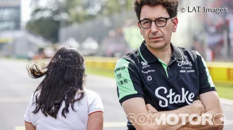 Mattia Binotto en Monza