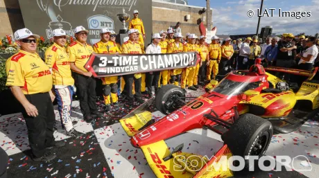 Alex Palou en Nashville tras proclamarse campeón