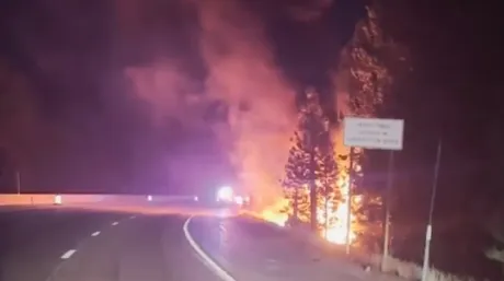 Incendio de un Tesla Semi - SoyMotor.com