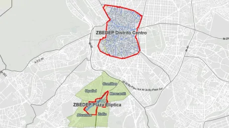 Mapa de las dos ZBE de Madrid, tumbadas ahora por el Tribunal Superior de Justicia de Madrid - SoyMotor.com