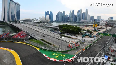 Charles Leclerc en Singapur