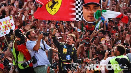 Charles Leclerc en Monza