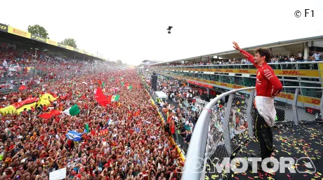 Charles Leclerc en Monza