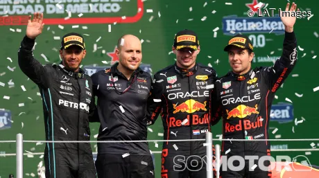 Podio del GP de México 2022