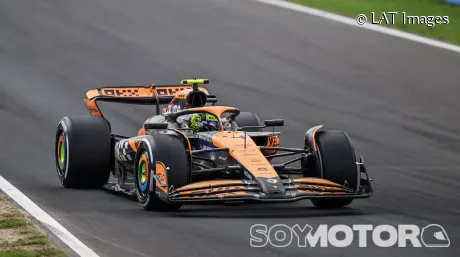 Lando Norris durante el GP de Italia