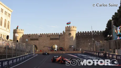 Carlos Sainz en Bakú