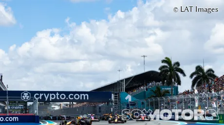 Salida del Gran Premio de Miami