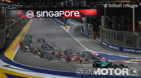 La salida de Colapinto en el GP de Singapur