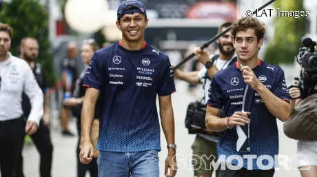 Alex Albon y Franco Colapinto en Singapur