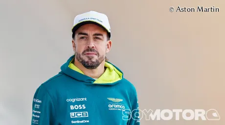 Fernando Alonso la semana pasada en México