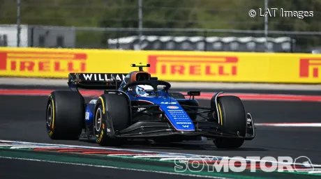 Franco Colapinto durante la clasificación del GP de Estados Unidos