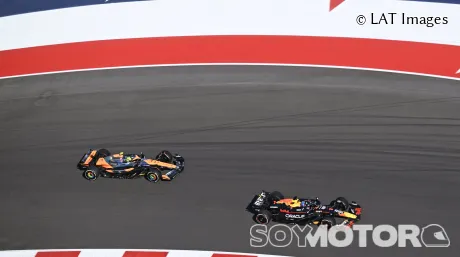 Max Verstappen y Lando Norris en el GP de Estados Unidos