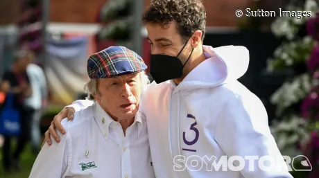 Daniel Ricciardo y Jackie Stewart hace un par de años