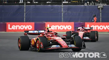 Carlos Sainz durante el GP de México