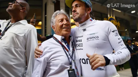 Fernando Alonso y Mario Andretti