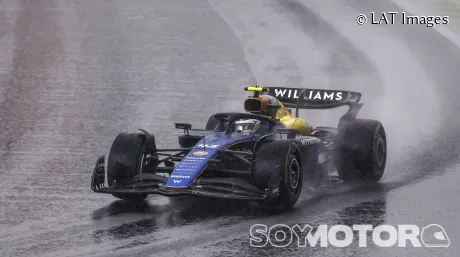 Franco Colapinto durante la carrera en Brasil