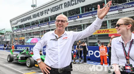 Stefano Domenicali en Singapur