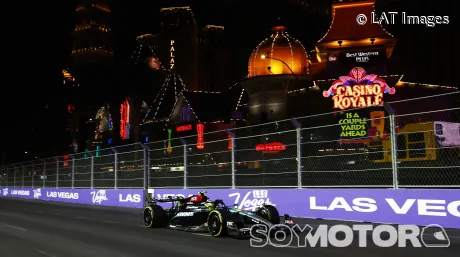 Lewis Hamilton en Las Vegas