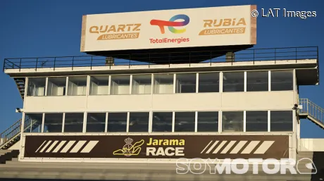 Las instalaciones del Jarama durante los test de Fórmula E