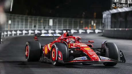 Charles Leclerc en Las Vegas