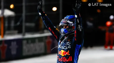 Max Verstappen celebra su cuarto título mundial en Las Vegas