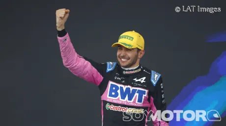 Esteban Ocon sube al podio en Brasil