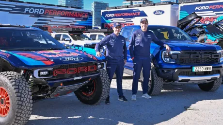 Nani Roma y Àlex Haro en la presentación del Dakar 2025