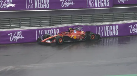 Accidente de Carlos Sainz en Brasil