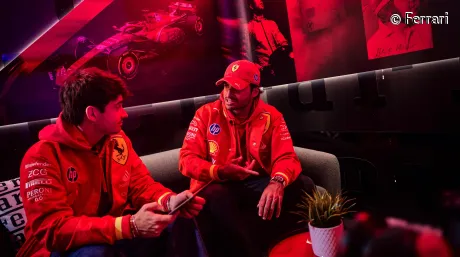 Carlos Sainz y Charles Leclerc