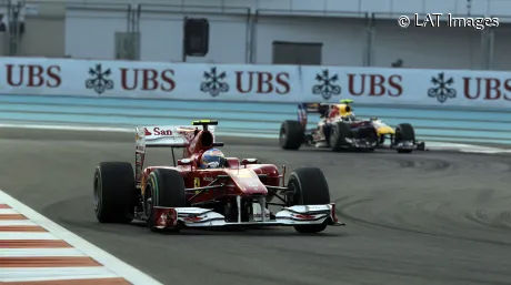 Fernando Alonso en Abu Dabi 2010