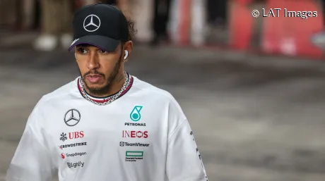 Lewis Hamilton en Catar