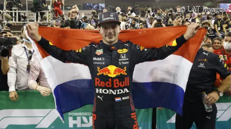 Max Verstappen en Abu Dabi