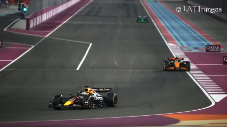 Max Verstappen y Lando Norris en Catar este fin de semana