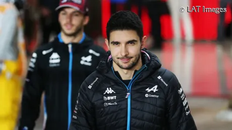 Esteban Ocon este fin de semana en Catar