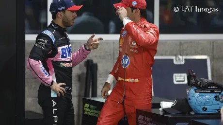 Carlos Sainz y Pierre Gasly en Las Vegas