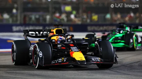 Max Verstappen en Singapur