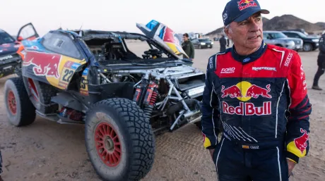 Carlos Sainz en el Dakar 2025