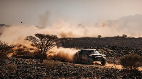 Sébastien Loeb y Fabian Lurquin en la Etapa 3 del Dakar 2025