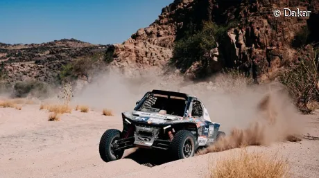 Pau Navarro en el Dakar 2025