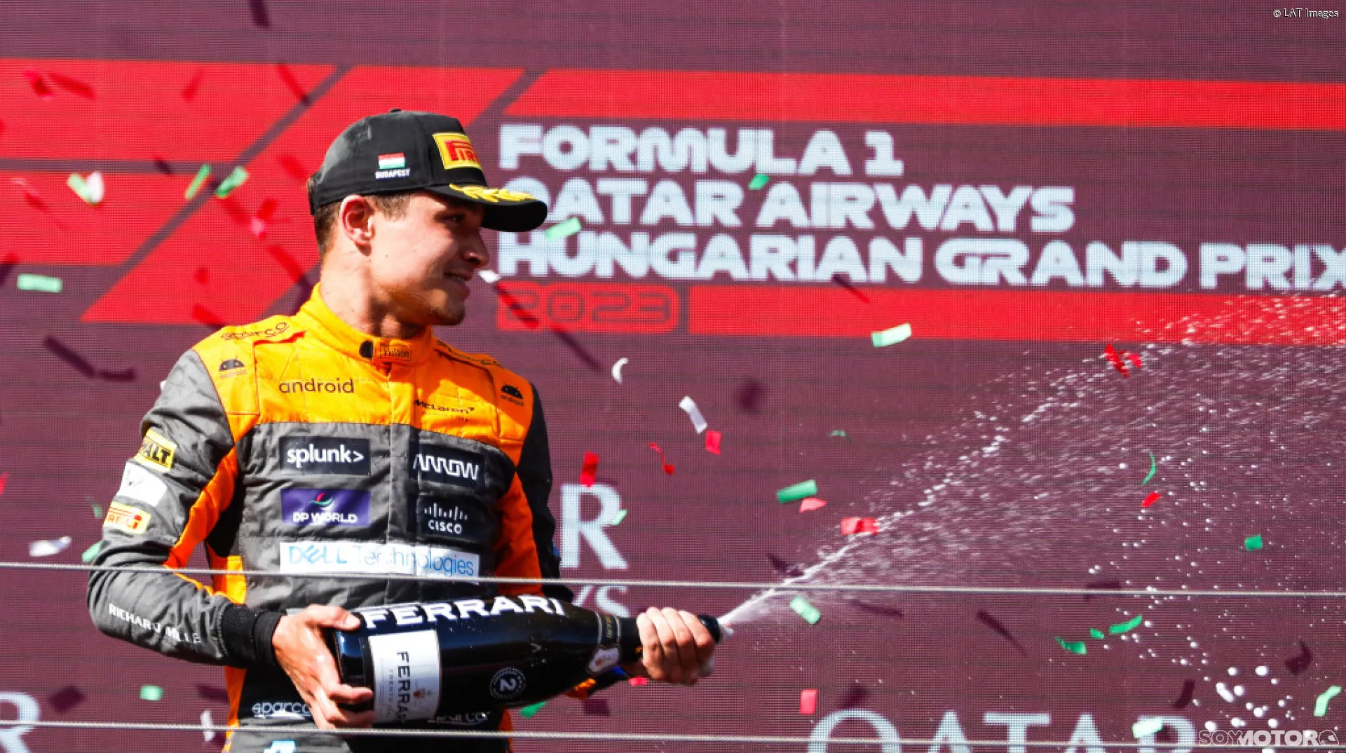 Lando Norris Podio Gran Premio de Hungría 2023