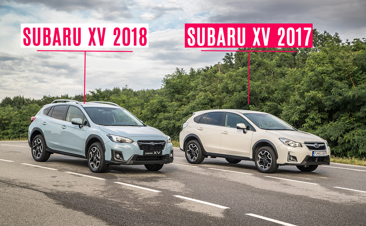 Subaru XV 2018 vs. 2017